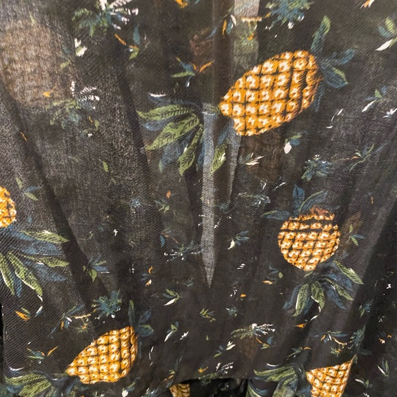 Fun Lightweight Novelty Pineapple Infinity Scarf - Picture 7 of 8